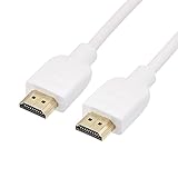 Amazon Basics Hochgeschwindigkeits-HDMI-Kabel - 0,9 m, Weiß