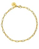 PURELEI® Waina Armband (Gold) aus Edelstahl (Länge 16/17,5/19 cm, verstellbar) w