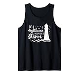 Sei ein Leuchtturm in jemandes Sturm Lustiger Christ Tank Top