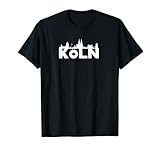 Köln Germany Skyline Silhouette Outline Skizze T-S
