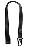 Coole Lanyard für Schlüssel, Halsriemen Schlüsselbund für Frauen, Lanyard Logo für Männer, ID Lanyard (schwarz)