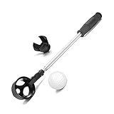 prowithlin Golfball-Retriever, rostfreier Teleskop Ballsammler für Wasser mit Golfball-Putter-Grabber-Klauen-Saugwerkzeug, Golfzubehör Golfgeschenk für Männer (2.74)