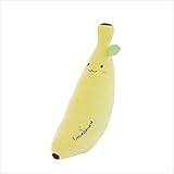 Dirgee Plüschspielzeug Cartoon Emoji Bananen Plüschspielzeug, gefüllter weicher Freund Plüsch Kissen Sofa Kissen, Kinder Erwachsene 80cm 1 stück