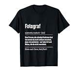 Herren Beruf Sprüche Job Tshirt Fotografieren Definition Fotograf T-S