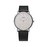 Boccia Herren Analog Quarz Uhr mit Leder Armband 404TT363701