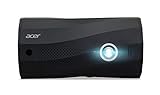 Acer C250i DLP LED Beamer (Full HD (1.920 x 1.080 Pixel) 300 ANSI Lumen, 5.000:1 Kontrast, Keystone, 5 Watt Lautsprecher, eingebauter Akku, HDMI (HDCP), Audio Anschluss) Portable / Mob