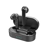 Bluetooth 5.0 Kopfhörer Mini mittel und Lange Kabellos Wireless Earbuds Wasserdicht 150H Ohrhörer Sport Earbuds mit Mikrofon (Lange Model)