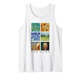 Van Gogh Gemälde, Sonnenblumen, Sternennacht, Selbstporträt Tank Top