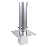Schornsteinverlängerung, 200 mm einwandig, Höhe 0,54
