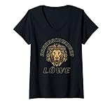 Damen BRAUNSCHWEIGER LÖWEN | BRAUNSCHWEIG LÖWE | KÖNIG DER TIERE | T-Shirt mit V