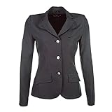 HKM 3341 Turnierjacket Marburg, Reitjacket Reitjacke schwarz Mädchen 152