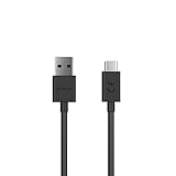 Sony USB-Datenkabel Typ C, für Xperia XZ/Xperia X Compact/Xperia L1 / Xperia XZs/Xperia XA1 / Xperia X Premium, kompatibel mit anderen Typ-C-Modellen, keine Einzelhandelsverpackung