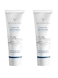 (2x 75ml) DENTACARE SENSITIVE ZAHNCREME by PROF. DR. JUNG, mit dem innovativen SOFT-CLEAN-SYSTEM, entfernt Verfärbungen und Beläge besonders sanft und grü