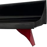 STTCK 0,6-2 m Silikon Duschschwelle Wassersperre für Duschboden, Schwarz Selbstklebende Duschschwelle Wasserdamm Silikon Duschtürdichtung Wasserstopper, Faltbare Duschabtrennung für B