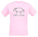 Death Metal Männer T-Shirt rosa 3XL