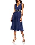 Little Mistress Damen Navy Applique Prom Kleid, Blau (Marineblau), 38