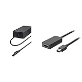 Microsoft TJ3-00002 Surface 25W Power Supply & Surface HDMI Adapter, schw