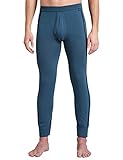 Schiesser Herren Lange Unterhose Unterwäsche, Jeansblau, 7