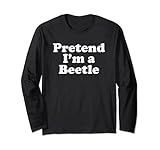 Halloween-Kostüm mit Aufschrift 'Pretend I'm A Beetle', lustig Lang