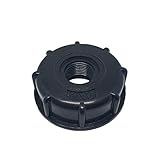 BE-TOOL IBC Wassertank-Adapter, 2 Stück, 1,27 cm, IBC-Anschluss, 60 mm Grobgewinde-Auslass für 1000 Liter Tonnen Fässer, IBC-F