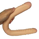 HDOFUN Gesamtlänge 47cm Super Large Super Long Double Head Dragon, Massagegerät mit doppeltem Verwendungszweck Soft Female Flirt Supplies Yoga mat,Toys BVCX320