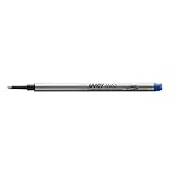 LAMY M 63 Mine 823 – Tintenroller-Mine aus Metall in der Farbe Blau (löschbar) für LAMY Tintenroller mit Kappe – Strichbreite M