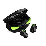 Bluetooth Kopfhörer In Ear,Kabellos Kopfhörer HiFi Stereoklang,Wasserdicht Kabellose Kopfhörer Touch Control,Bluetooth 5.0 Earbuds,Eingebautes Mikrofon,USB-C Ladebox Schnellladung (Black)