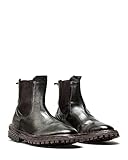 MOMA Damen Schuhe Stiefeletten 1CW177 Bufalo Foresta Leder Dunkelgrü