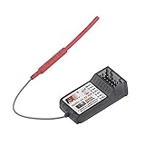 LMIAOM FlySky FS-R6B 2,4 GHz 6CH RC AFHDS FS R6B Rezeptor para i6 i10 CT6B T6 TH9X Transmisor de Control remoto partes DIY Zubehör Montageteile (Color : FS R6B)