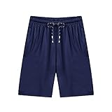 JIAYOUA Kurze Hosen Herren Sommer Fitness Sport Shorts Schnelltrocknend Casual Jogging Hose Kordelzug Shorts Loose Fit Laufshorts Trainingshose Fitness Outdoor Taschen Sweatp