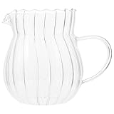 Gals Kanne Krug Milchkanne Saucenkanne: Cappuccino Gläser Tassen Becher Glaskanne Soßenkanne Teekanne Milchkännchen Kaffeekanne Glaskrug Sahnekännchen Kaffeetassen Teekrug für Essig Öl Sp