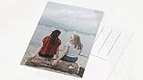 sendmoments Fotokarten im A6 Hochformat, personalisiert mit Ihrem eigenen Bild, senden Sie ganz individuelle Grüße, 5er-Postkarten Set, persönliche Grußkarten verschick