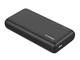 Networx Powerbank 20.000 mAh, Zusatzakku, USB-A/USB-C, schw