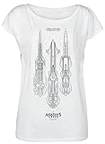 Assassin's Creed Work In The Dark Frauen T-Shirt weiß XXL 100% Baumwolle Fan-Merch, Gaming, Ub