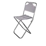 qidongshimaohuacegongqiyouxiangongsi angelausrüstung Angelhocker Sitzplatte Mazar Outdoor-Camping-Stühle Leichten tragbaren Klappstuhl Klapp (Color : Gray)