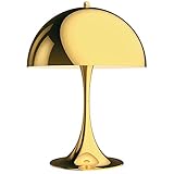 Panthella 320 Table Lamp, Louis Poulsen, Tischleuchte Entworfen von Verner Panton (Messing Metallisiert)