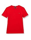Tommy Hilfiger Jungen ESSENTIAL COTTON TEE S/S T-Shirt, Deep Crimson, 14 J