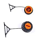 CFDYKRP 2 stücke Kettensäge Werkzeuge Teile Zubehör Kraftstoff Ölkappe Kraftstofftank Kappe Ölkappe for Stihl 020 021 023 024 025 026 028 034 036 038 048