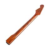 Wangfybd Ahorngriff E-Gitarrenhals, 22 Bünde Ahorn Gitarrenhals Griffbrett, Glatte High Density/Verstellbarer Halsstab, für TL Tele Style E