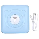 203 Dpi Taschenpapierdrucker, Tragbare Thermische Falsche Frage Druckmaschine, Mini-Sofort-Thermodrucker Bluetooth-Etiketten-Memo-Empfangs-Sofortaufkleberdrucker, FüR IOS & Android Phone, B