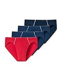 Schiesser Herren 95 5 Unterwäsche 4 Pack Slip, Gemixt, 5