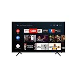 KAGIS U55S1UHD 140cm (55 Zoll) Monitor/TV ohne Tuner (4K Ultra HD, HDR, Kein Tuner, Smart-TV, Android TV 9, Fernbedienung mit Mikrofon, Video, Netflix und YouTube)
