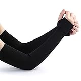 Yuanan Dünne UV-Ärmel für den Sommer, halbe Finger, lange Sonnenhandschuhe, Manschette, Sonnenblende, Hand, Outdoor, Sport, Groß