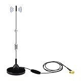 DAB+ Antenne SMB Adapter DAB Radio Antenne FM/AM DAB Antenne SMB Stecker mit DAB Signal Verstärker+Starker Magnetfuß+3M Kabel für Digital Autoradio Adapter Geeignet für die Innen und Außenb