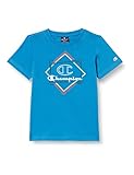 Champion Jungen Graphic Shop T-Shirt, hellblau, 4 J