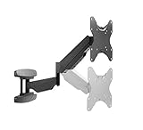 RICOO Höhenverstellbare TV Fernseher-Wand-Halterung Schwenkbar Neigbar (S3422) Universal Fernsehhalterung für 23-42 Zoll (von 10-Kg mit Gasdruck, VESA 200x200) Flach OLED Curved B