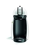 De'Longhi EDG 100.W | NESCAFÉ Dolce Gusto Piccolo | Kapsel Kaffeemaschine |15 bar Pumpendruck für samtige Crema | Manuelle Wasserdosierung | 0,6 l Wassertank | Farbe Weiß