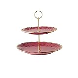 MIAOMSI Europäischer Stil Gold Spiegel Kuchenplatte Schmiedeeisen Dessert Tisch Dekoration Hochzeit Aufstellen Dekoration Glas Schublade Kuchen Ständer (C