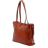 Bella&Quinny Lederhandtasche Milano (hellbraun) Made in Italy, Echtleder, vera pelle in italienischer Tradition. Handtasche, Schultertasche. Edles Leder, elegantes Design, hochwertige Verarbeitung