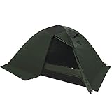 YUQIYU 2 Personen Zelt 4 Jahreszeiten wasserdichtes Haube-Zelt for Outdoor-Backpacking W